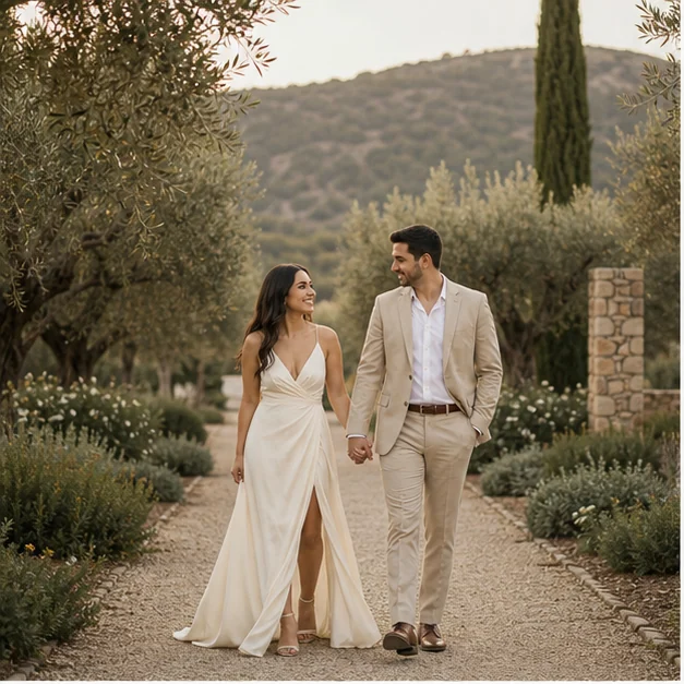 Pareja celebrando su boda